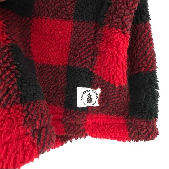 Chubbies The Lumberjack of All Trades Fleece one piece in red Size M - Picture 7 of 10